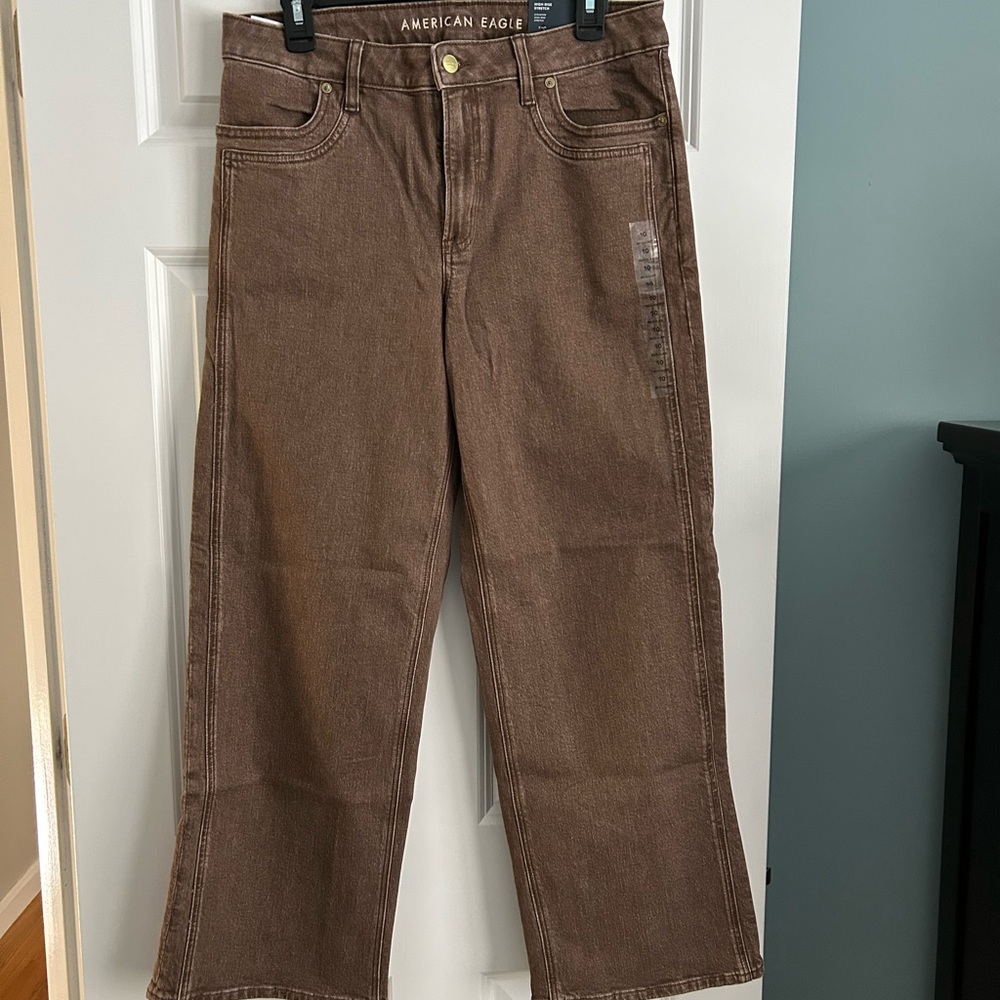 American Eagle Brown Stonepipe Jeans